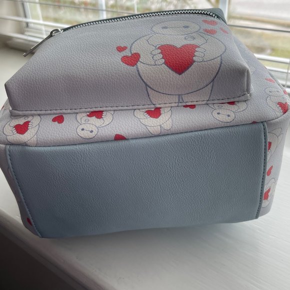 New Bioworld Disney Big Hero 6 Baymax Hearts Valentine's Mini Backpack - Picture 11 of 11